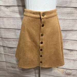 Amazon A-Line Skirt with Button Detail